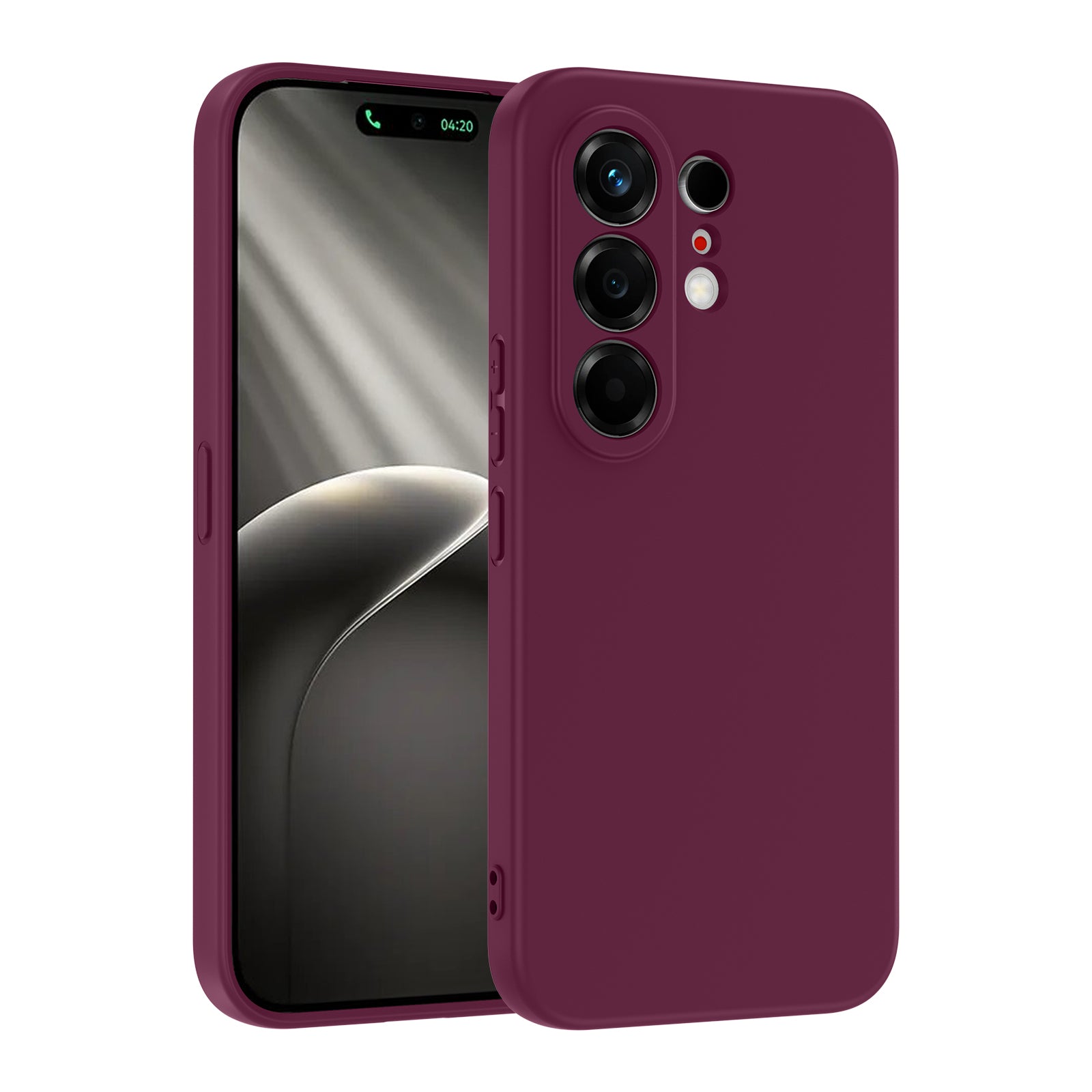 Tecno Camon 50 Kılıf Zore Mara Lansman Kapak Koyu Mor