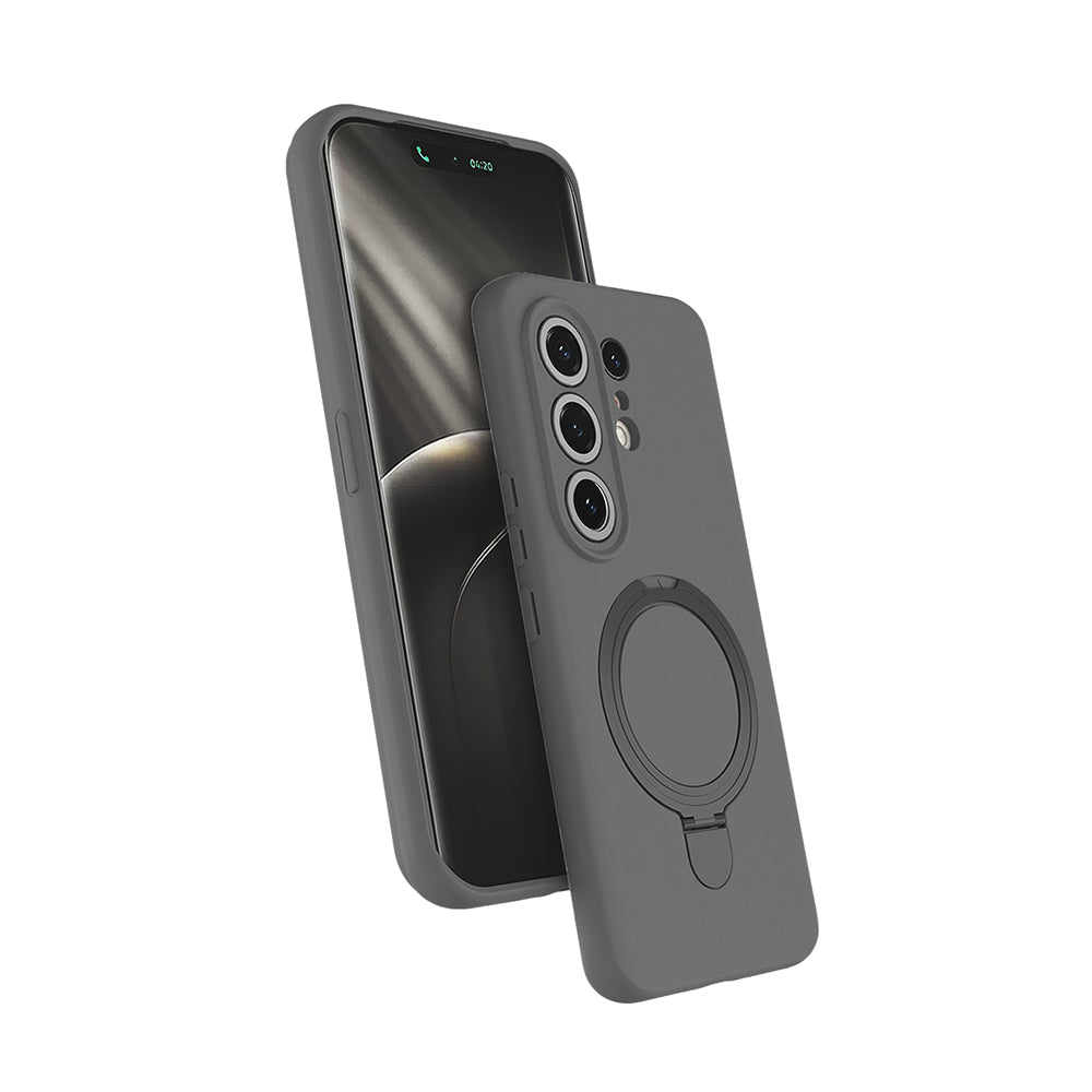 Tecno Camon 50 Pro Kılıf M-safe Şarj Özellikli Standlı Samara Kapak Pembe