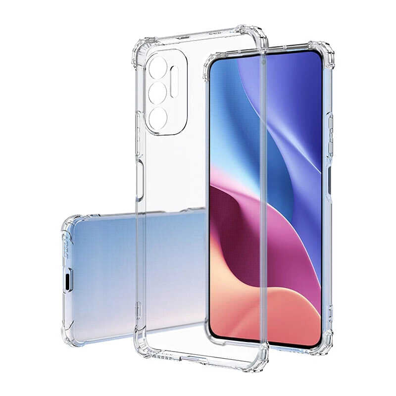 Tecno Pova 3 Kılıf Zore 2mm Anti Shock Silikon Renksiz