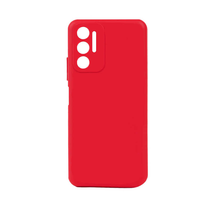 Tecno Pova 3 Kılıf Zore Biye Silikon Kırmızı