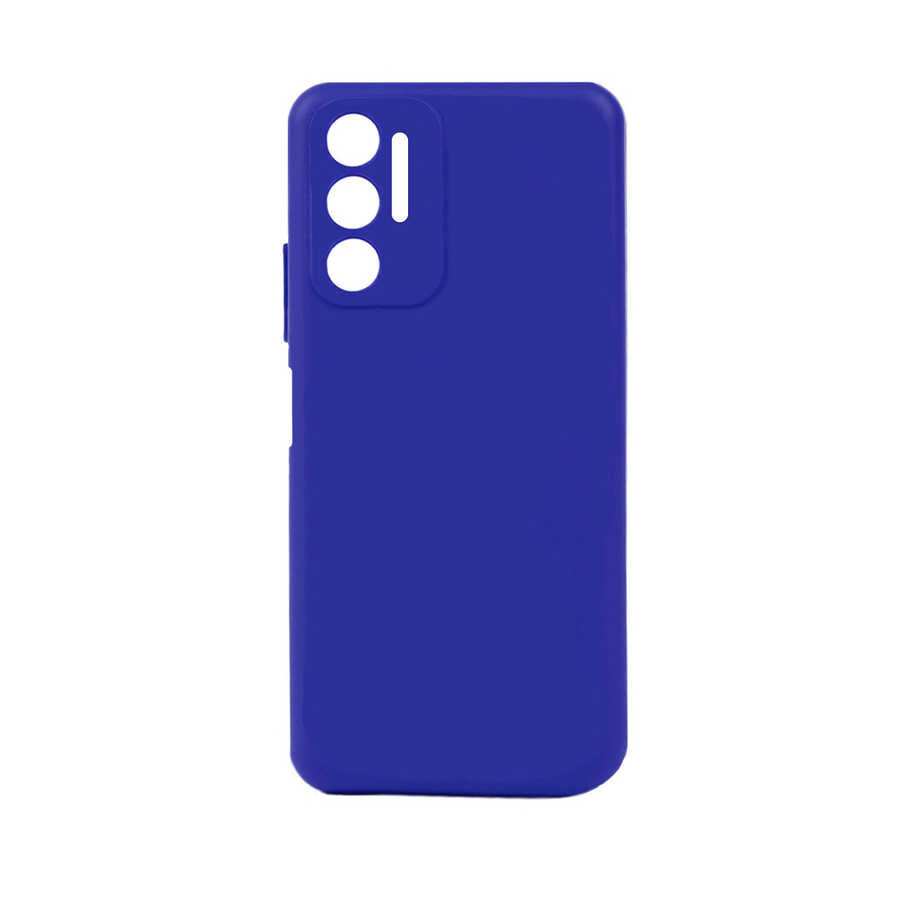 Tecno Pova 3 Kılıf Zore Biye Silikon Mavi