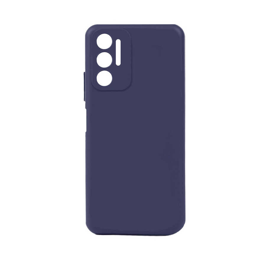 Tecno Pova 3 Kılıf Zore Biye Silikon Lacivert