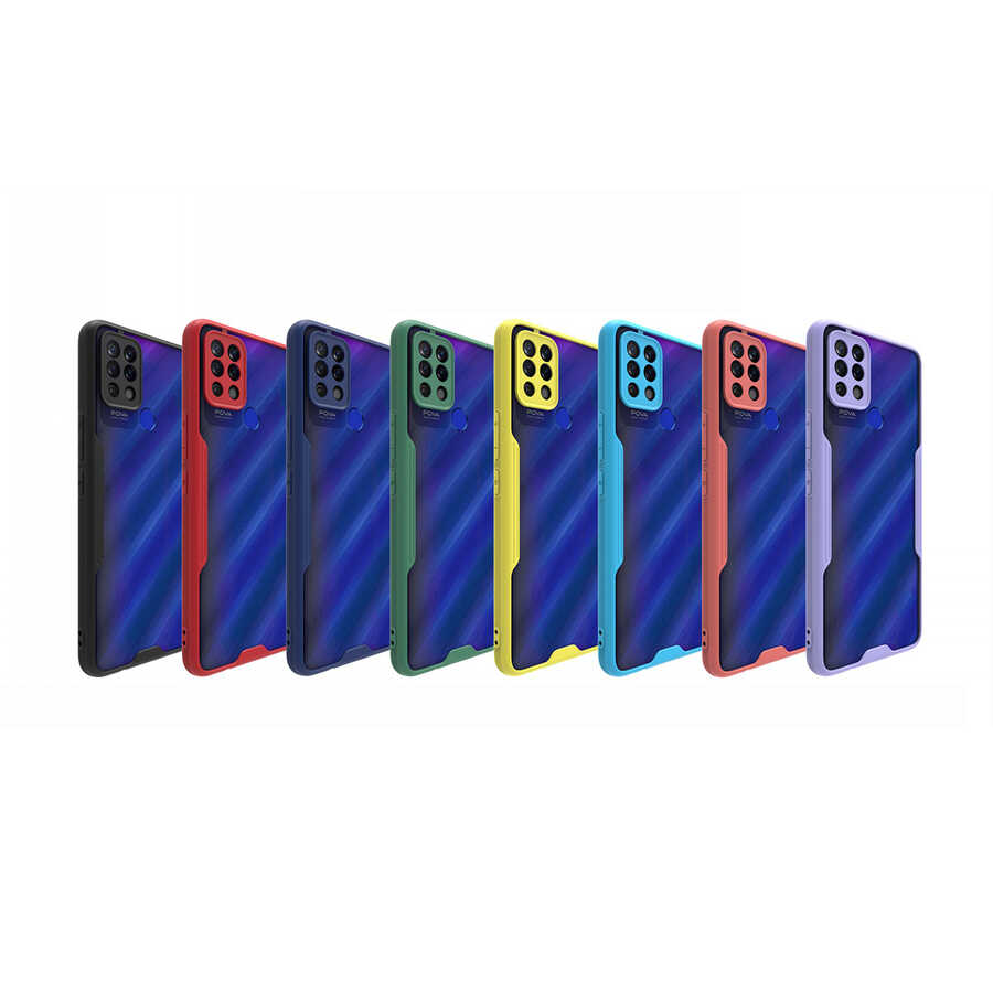 Tecno Pova Kılıf Zore Parfe Kapak Lacivert