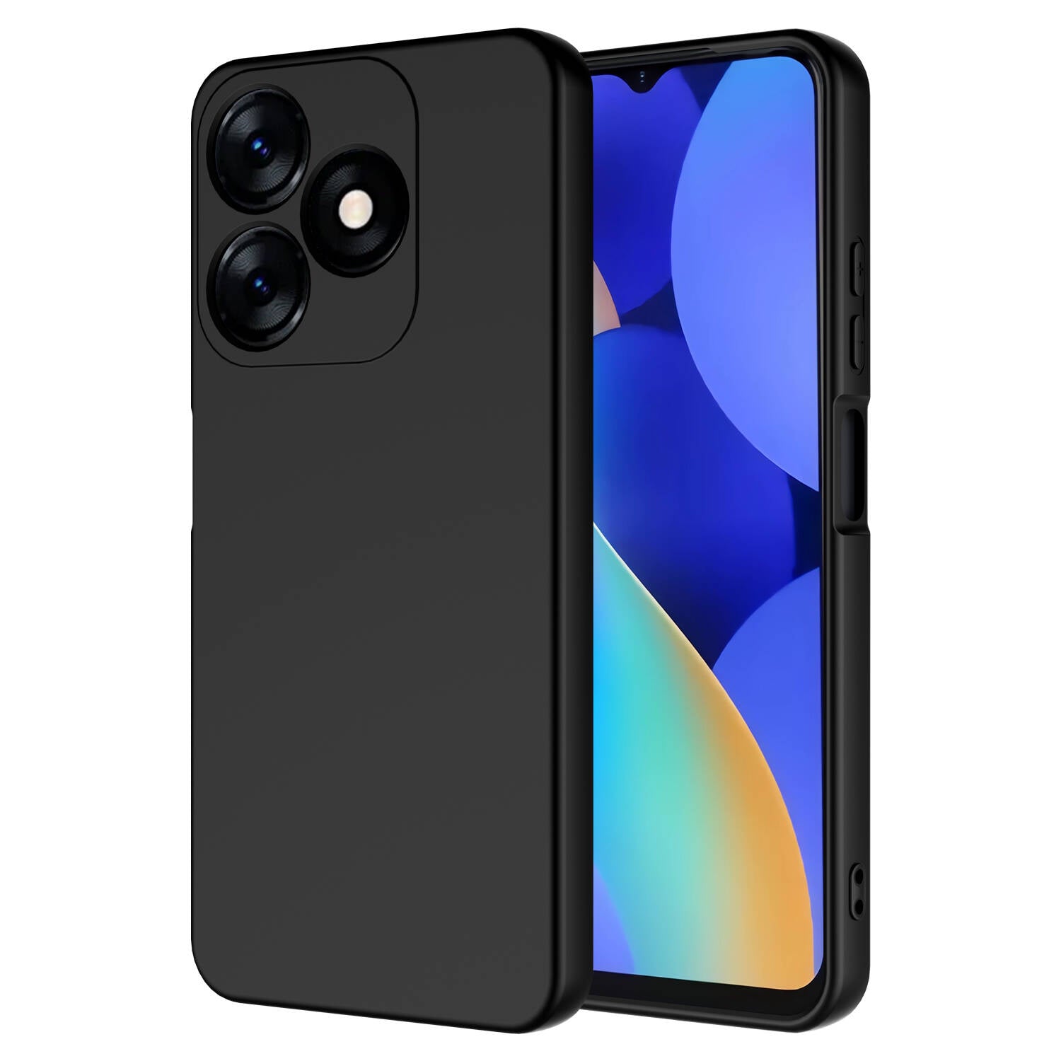 Tecno Spark 10 4G Kılıf Zore Mara Lansman Kapak Siyah