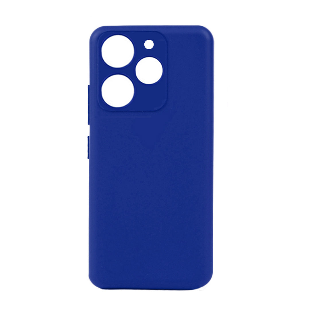 Tecno Spark 10 Pro Kılıf Zore Biye Silikon Mavi
