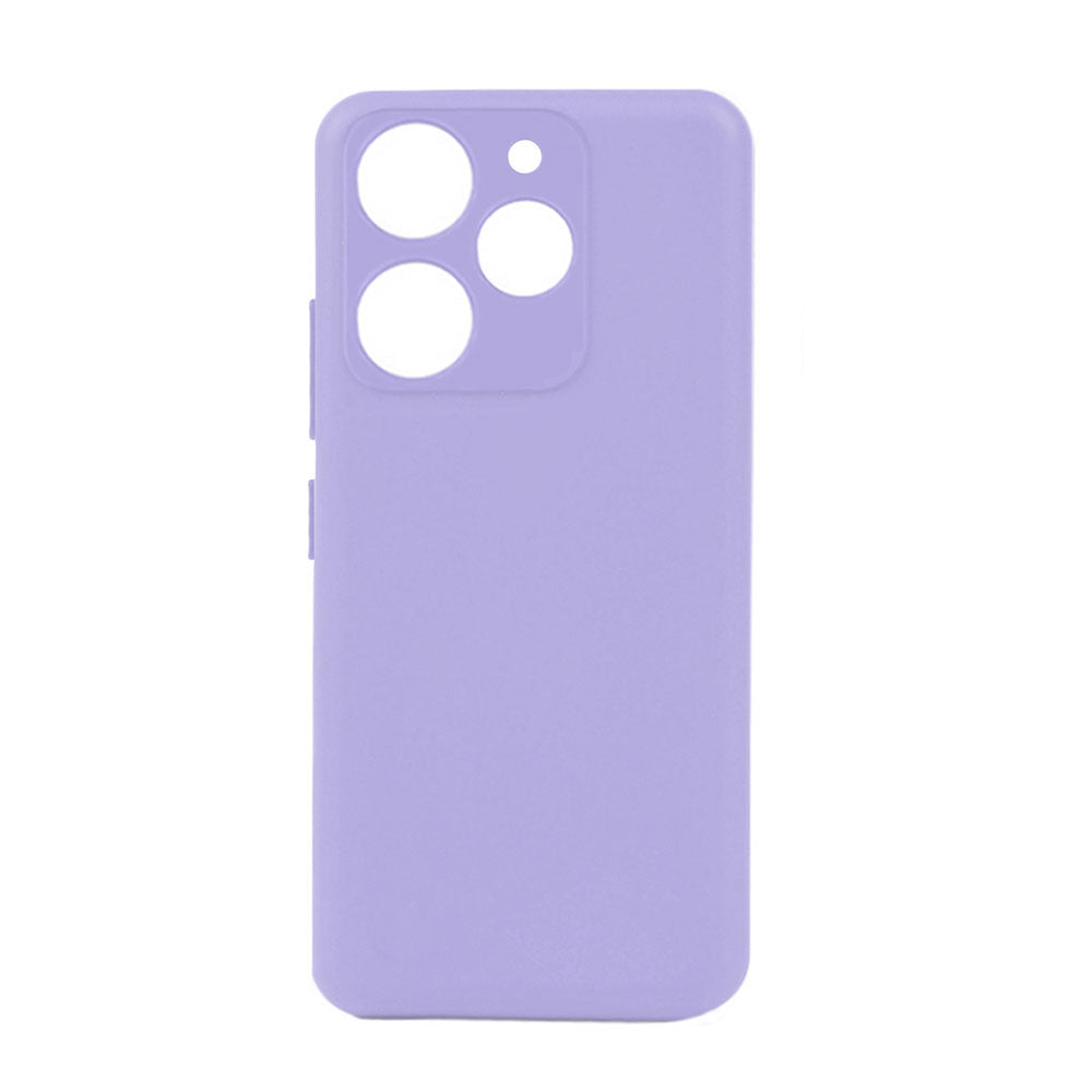 Tecno Spark 10 Pro Kılıf Zore Biye Silikon Lila