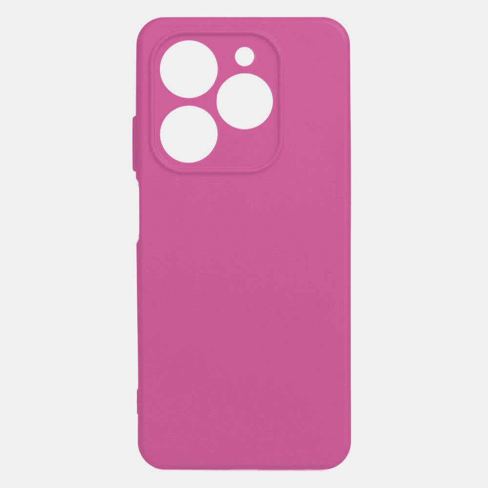 Tecno Spark 20 Kılıf Zore Biye Silikon Pembe