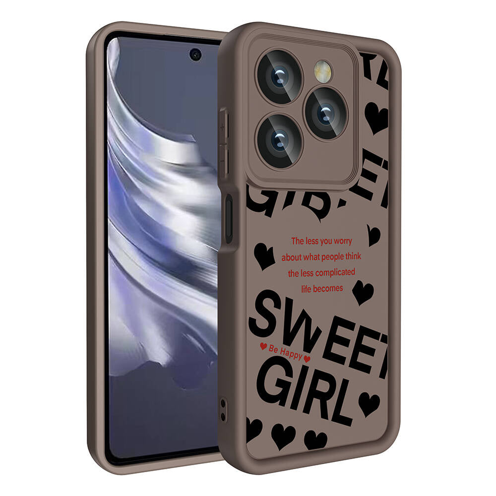 Tecno Spark 20 Pro 5G Kılıf Kamera Korumalı Baskılı Arka Yüzey Zore Klas Kapak Siyah