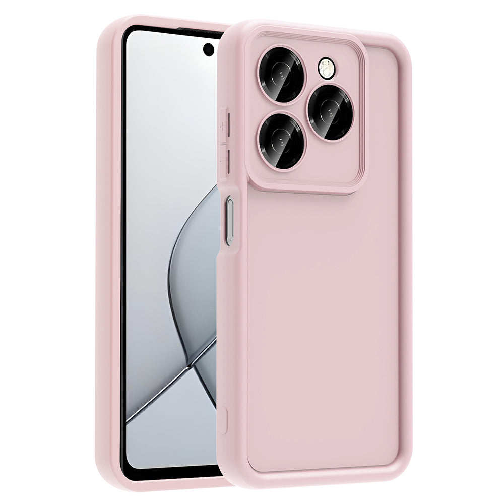 Tecno Spark 20 Pro 5G Kılıf Kamera Korumalı Zore Ananas Kapak Pembe