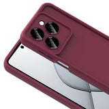 Tecno Spark 20C Kılıf Kamera Korumalı Zore Ananas Kapak Pembe