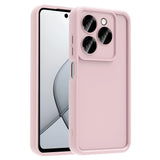 Tecno Spark 20C Kılıf Kamera Korumalı Zore Ananas Kapak Pembe