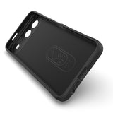Tecno Spark 40 5G Kılıf Esnek TPU Oyuklu Arka Yüzey Tasarımlı Etnik Silikon Kapak Siyah