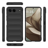 Tecno Spark 40 5G Kılıf Esnek TPU Oyuklu Arka Yüzey Tasarımlı Etnik Silikon Kapak Siyah