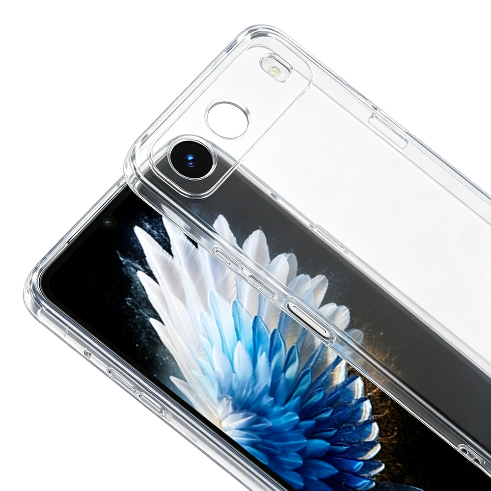 Tecno Spark 40 5G Kılıf Zore Süper Silikon Kapak Şeffaf