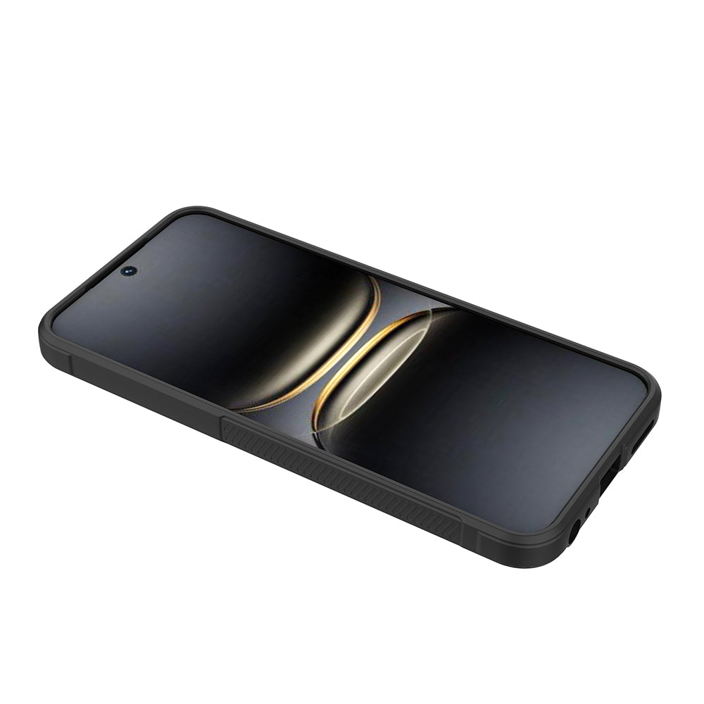 Tecno Spark 40 Kılıf Esnek TPU Oyuklu Arka Yüzey Tasarımlı Zore Etnik Silikon Kapak Lacivert