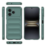 Tecno Spark 40 Kılıf Esnek TPU Oyuklu Arka Yüzey Tasarımlı Zore Etnik Silikon Kapak Siyah