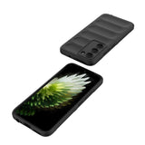 Tecno Spark 40 Pro Kılıf Esnek TPU Oyuklu Arka Yüzey Tasarımlı Zore Etnik Silikon Kapak Lacivert