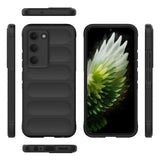 Tecno Spark 40 Pro Kılıf Esnek TPU Oyuklu Arka Yüzey Tasarımlı Zore Etnik Silikon Kapak Lacivert