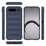 Tecno Spark 50 5G Kılıf Esnek TPU Oyuklu Arka Yüzey Tasarımlı Zore Etnik Silikon Kapak Lacivert