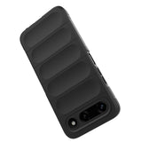 Tecno Spark 50 5G Kılıf Esnek TPU Oyuklu Arka Yüzey Tasarımlı Zore Etnik Silikon Kapak Siyah