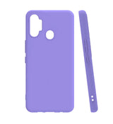 Tecno Spark 7 Pro Kılıf Zore Biye Silikon Mor