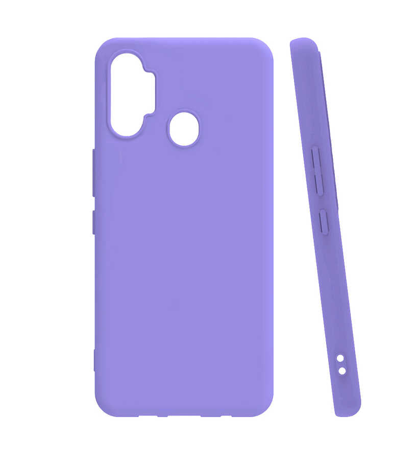 Tecno Spark 7 Pro Kılıf Zore Biye Silikon Kırmızı