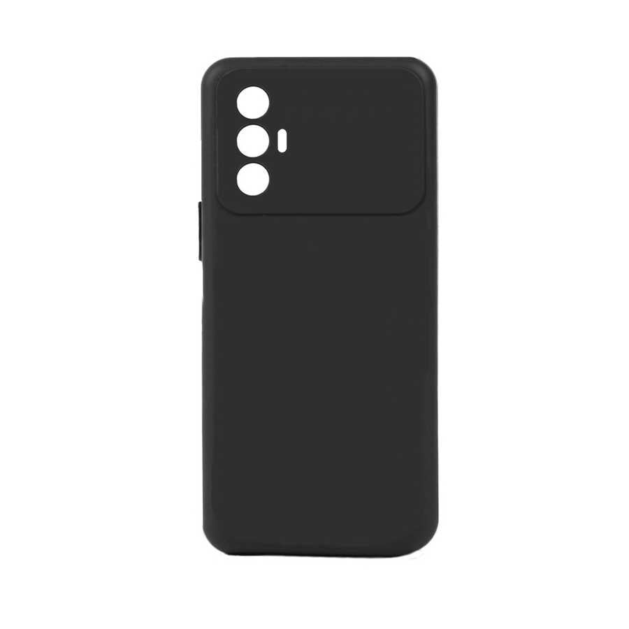 Tecno Spark 8 Pro Kılıf Zore Biye Silikon Siyah