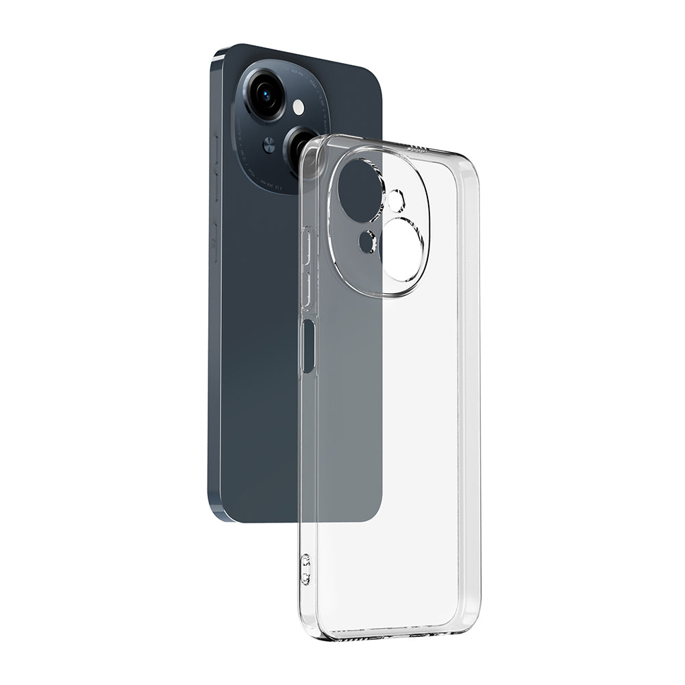 Tecno Spark Go 1 2025 Kılıf Zore Süper Silikon Kapak Şeffaf