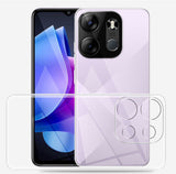 Tecno Spark Go 2023 Kılıf Zore Süper Silikon Kapak Renksiz