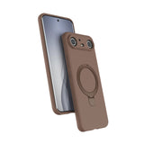 Tecno Spark Slim 5G Kılıf M-safe Şarj Özellikli Standlı Samara Kapak Desert Gold