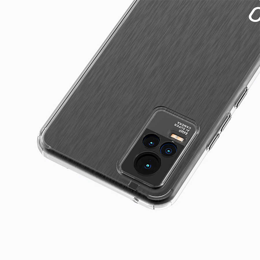 Vivo V21 Kılıf Zore Coss Kapak Renksiz