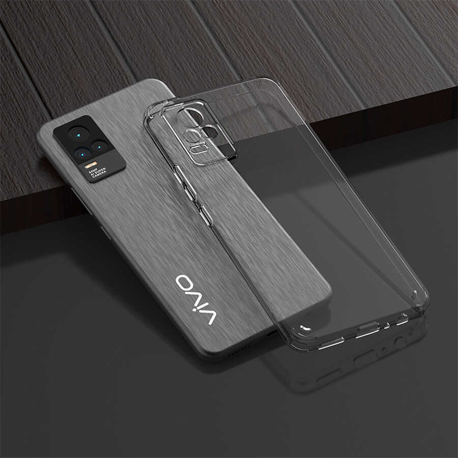 Vivo V21 Kılıf Zore Coss Kapak Renksiz