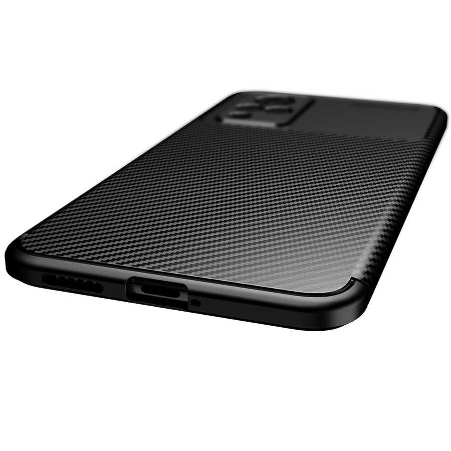 Vivo V21 Kılıf Zore Negro Silikon Kapak Lacivert
