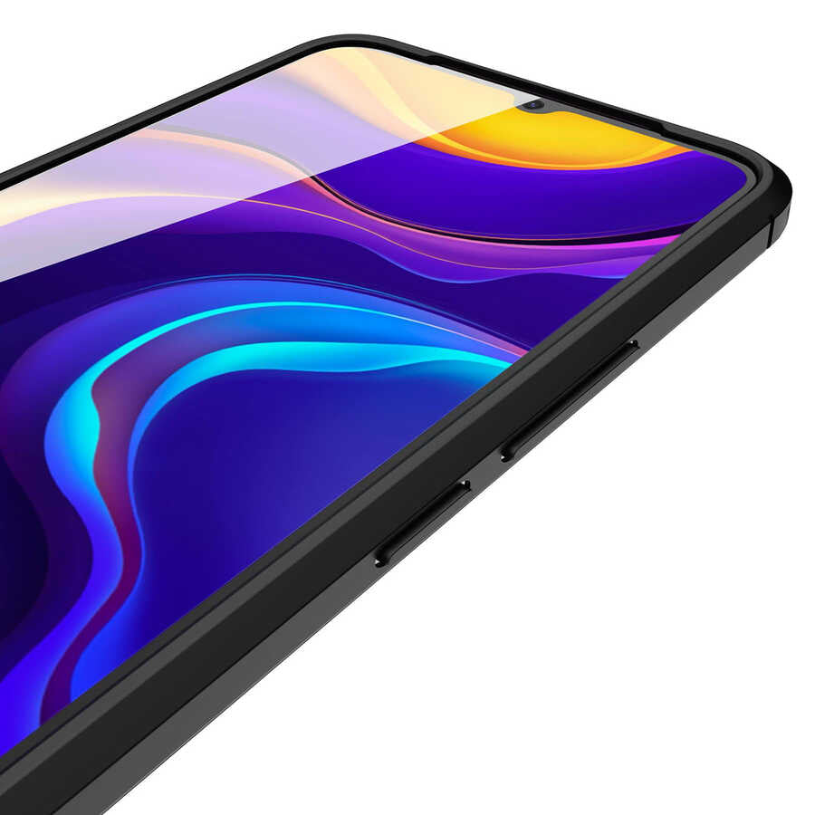 Vivo V21 Kılıf Zore Niss Silikon Kapak Siyah
