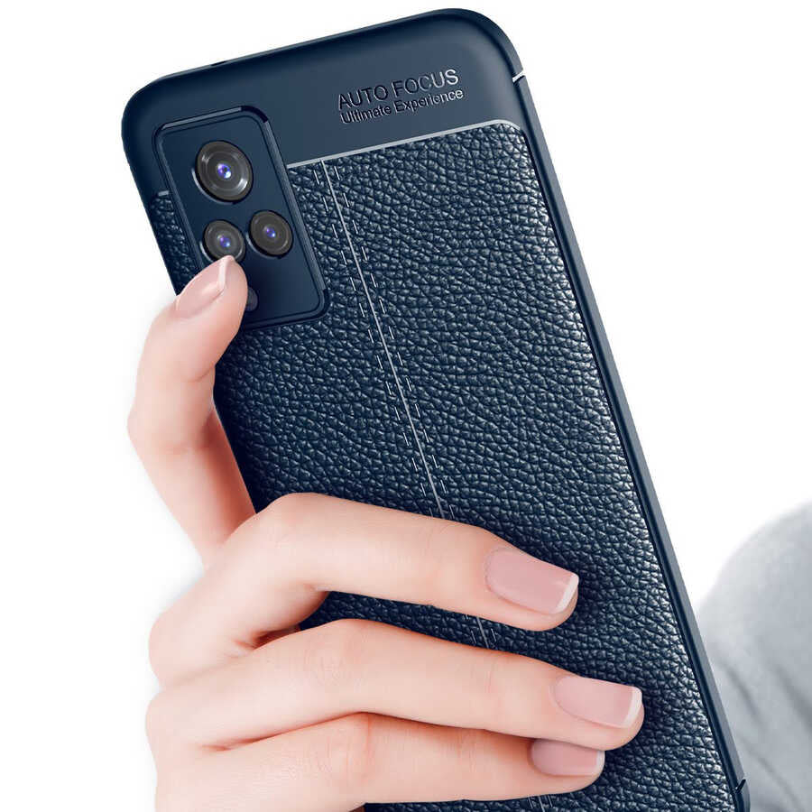 Vivo V21 Kılıf Zore Niss Silikon Kapak Siyah