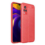 Vivo V21 Kılıf Zore Niss Silikon Kapak Kırmızı