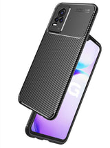 Vivo V21E Kılıf Zore Negro Silikon Kapak Siyah