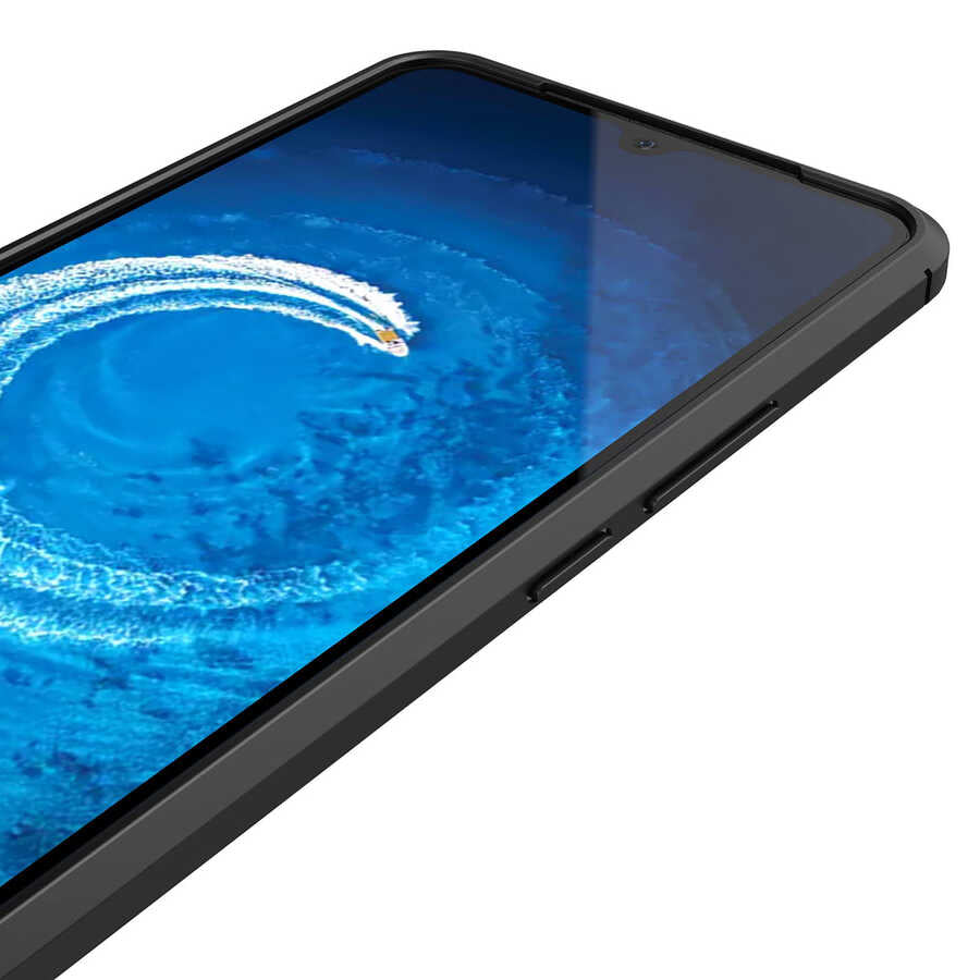 Vivo V21E Kılıf Zore Niss Silikon Kapak Siyah