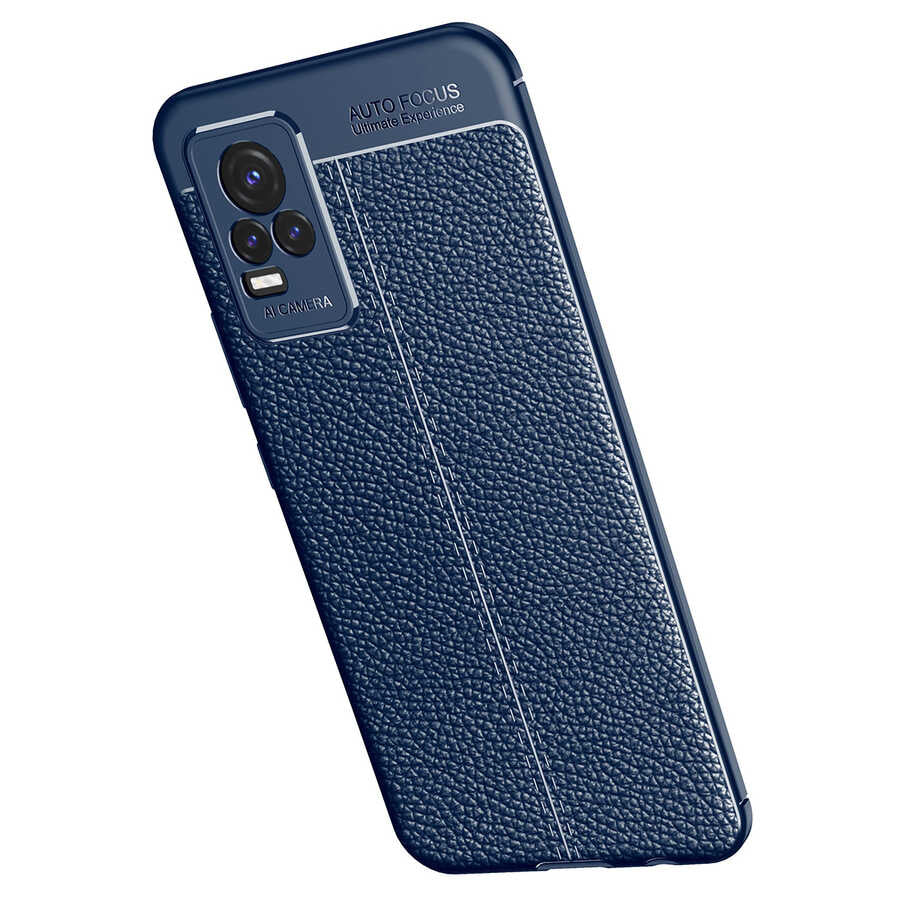 Vivo V21E Kılıf Zore Niss Silikon Kapak Siyah