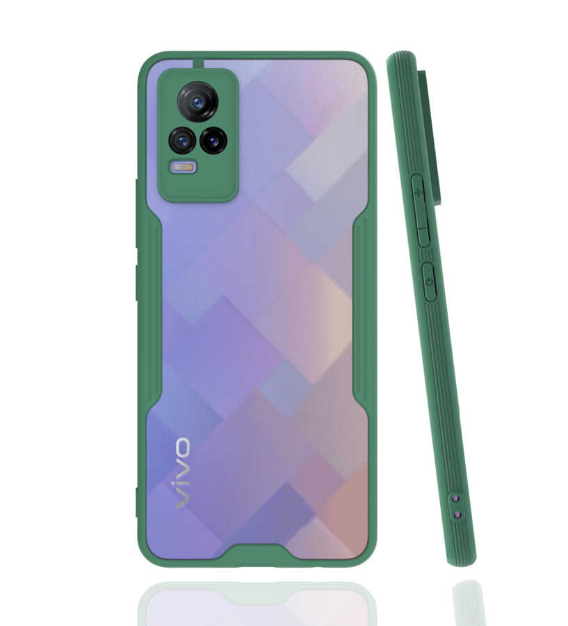 Vivo V21E Kılıf Zore Parfe Kapak Mor