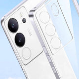 Vivo V29 5G Kılıf Zore Süper Silikon Kapak Renksiz