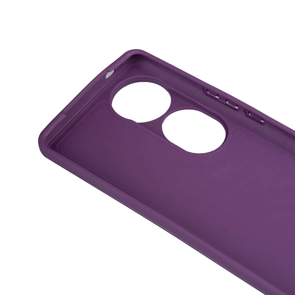 Vivo V40 5G Kılıf Zore Biye Silikon Mor