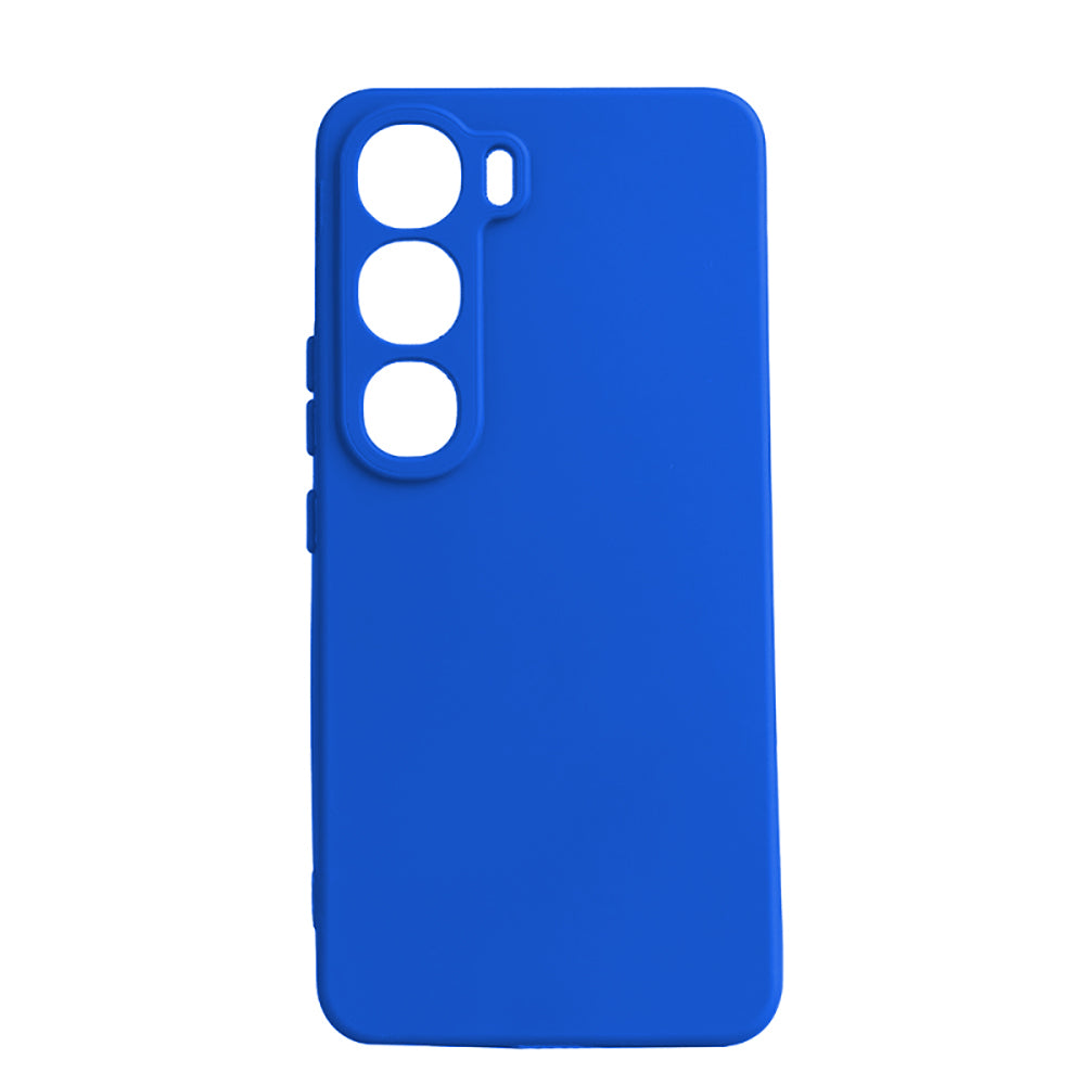 Vivo V40 Lite Kılıf Zore Biye Silikon Lacivert