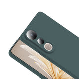 Vivo V50 Lite 4G Kılıf Zore Mara Lansman Kapak Koyu Yeşil