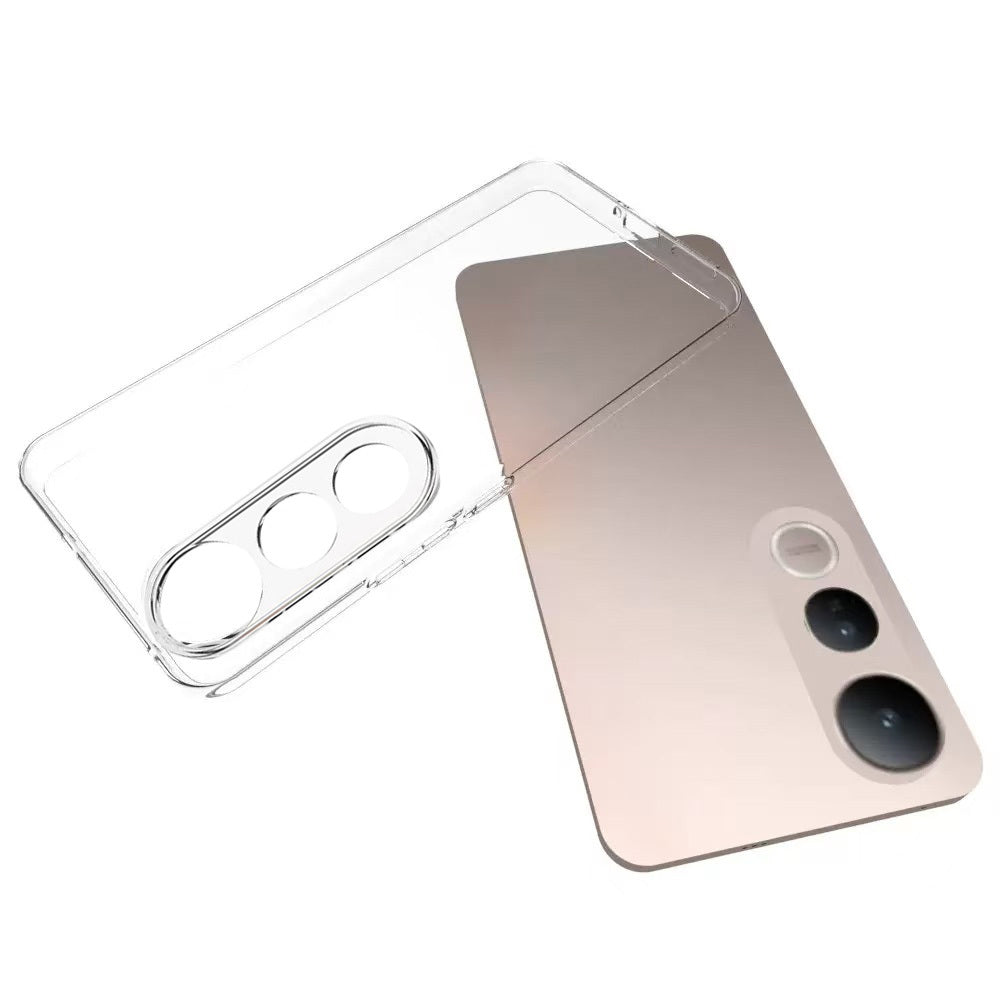 Vivo V50 Lite 4G Kılıf Zore Süper Silikon Kapak Şeffaf