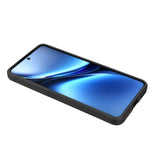 Vivo X200 Pro Kılıf Esnek TPU Oyuklu Arka Yüzey Tasarımlı Zore Etnik Silikon Kapak Siyah