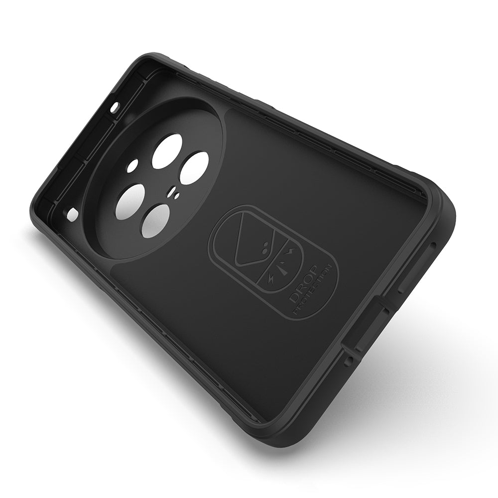 Vivo X200 Pro Kılıf Esnek TPU Oyuklu Arka Yüzey Tasarımlı Zore Etnik Silikon Kapak Siyah