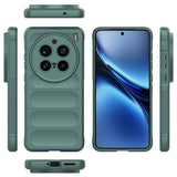 Vivo X200 Pro Kılıf Esnek TPU Oyuklu Arka Yüzey Tasarımlı Zore Etnik Silikon Kapak Siyah
