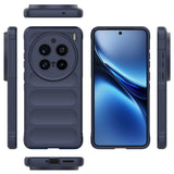 Vivo X200 Pro Kılıf Esnek TPU Oyuklu Arka Yüzey Tasarımlı Zore Etnik Silikon Kapak Siyah