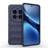 Vivo X200 Pro Kılıf Esnek TPU Oyuklu Arka Yüzey Tasarımlı Zore Etnik Silikon Kapak Lacivert